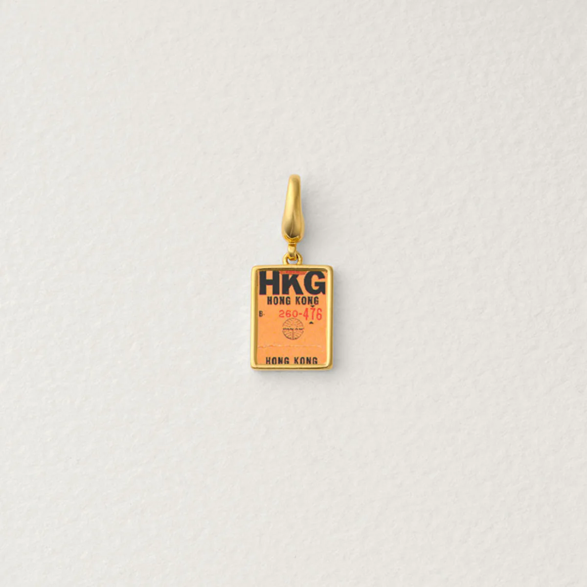 Hong Kong Travel Tag Charm