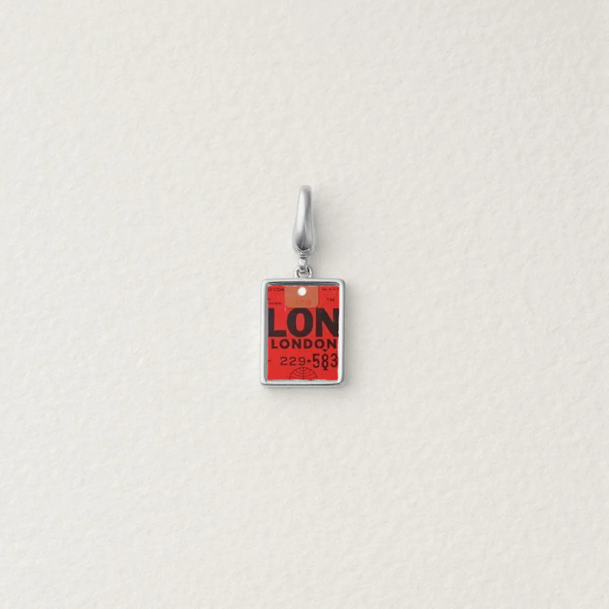 London Travel Tag Charm - Image 2