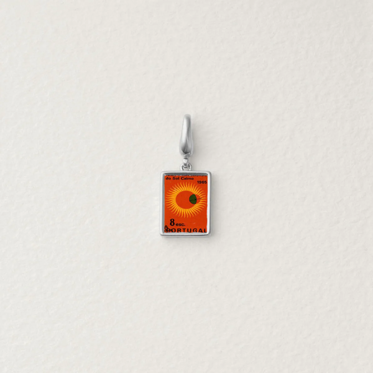 Portugal Sol Vintage Postage Stamp Charm - Image 3