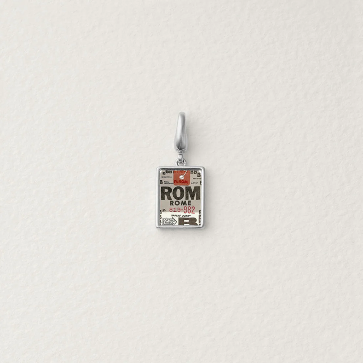 Rome Travel Tag Charm - Image 2
