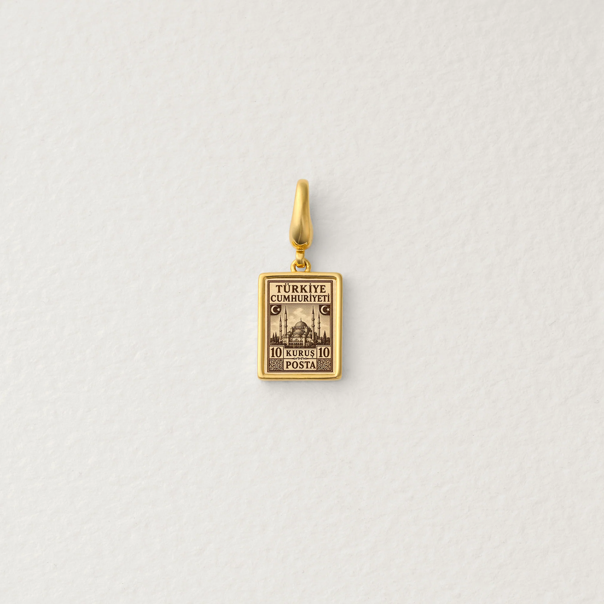 Turkey Vintage Stamp Charm